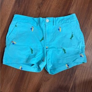 Chubbies Blue Shorts with Statue of Liberty/Rosie the Riveter Print